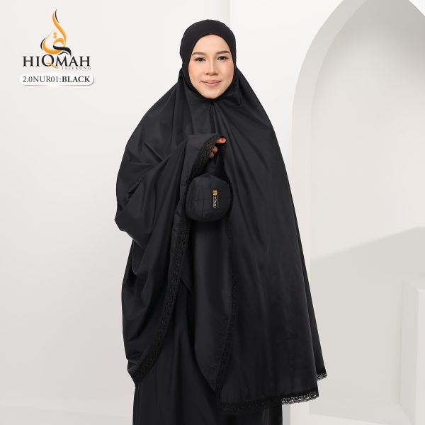 NUR TRAVELITE 2.0 ELEGANT BORDER LACE BLACK (NORMAL SIZE) - Image 7