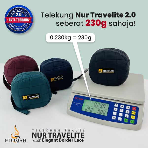 NUR TRAVELITE 2.0 ELEGANT BORDER LACE VIOLET (NORMAL SIZE) - Image 4