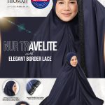NUR TRAVELITE 2.0 ELEGANT BORDER LACE DARK BLUE (NORMAL SIZE)
