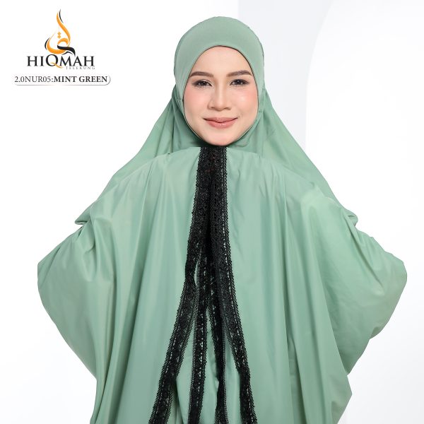 NUR TRAVELITE 2.0 ELEGANT BORDER LACE MINT GREEN (NORMAL SIZE) - Image 11