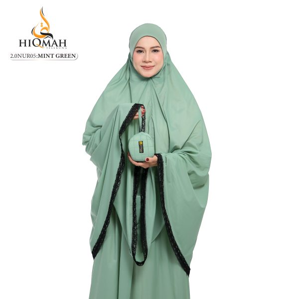 NUR TRAVELITE 2.0 ELEGANT BORDER LACE MINT GREEN (NORMAL SIZE) - Image 9