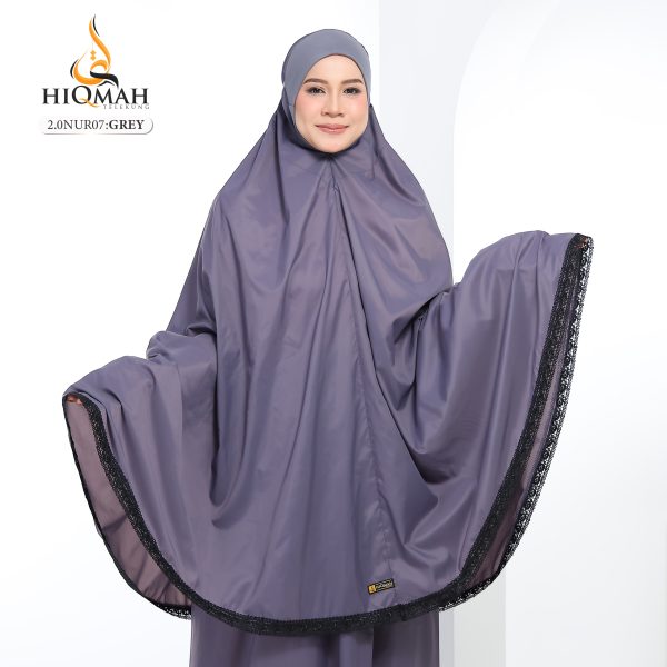 NUR TRAVELITE 2.0 ELEGANT BORDER LACE GREY (NORMAL SIZE) - Image 11