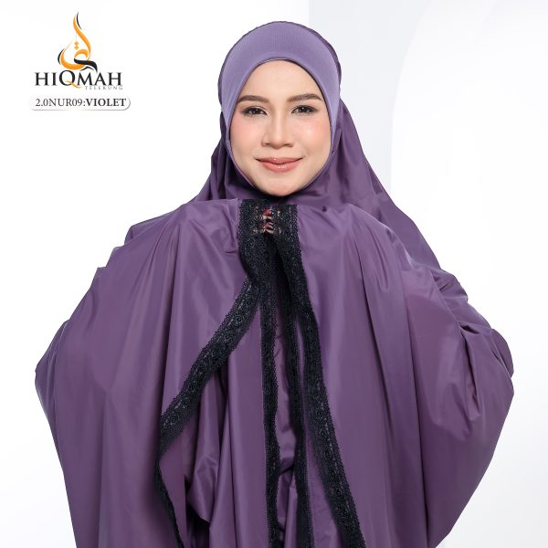 NUR TRAVELITE 2.0 ELEGANT BORDER LACE VIOLET (NORMAL SIZE) - Image 5