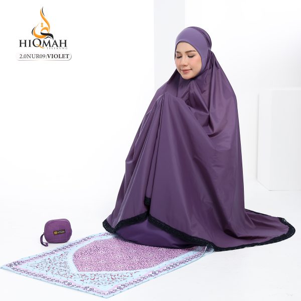 NUR TRAVELITE 2.0 ELEGANT BORDER LACE VIOLET (NORMAL SIZE) - Image 8