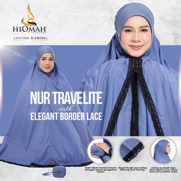 NUR TRAVELITE 2.0 ELEGANT BORDER LACE ICEBERG (NORMAL SIZE)