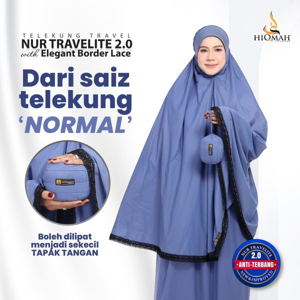 NUR TRAVELITE 2.0 ELEGANT BORDER LACE ICEBERG (NORMAL SIZE) - Image 8