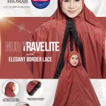 NUR TRAVELITE 2.0 ELEGANT BORDER LACE BRICK ORANGE (NORMAL SIZE)