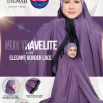 NUR TRAVELITE 2.0 ELEGANT BORDER LACE VIOLET (NORMAL SIZE)