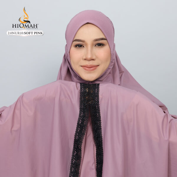 NUR TRAVELITE 2.0 ELEGANT BORDER LACE - SOFT PINK (NORMAL SIZE) - Image 5