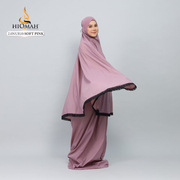 NUR TRAVELITE 2.0 ELEGANT BORDER LACE - SOFT PINK (NORMAL SIZE) - Image 7