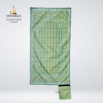 ALAS SEJADAH TRAVEL AYRIS - GREEN [ANTI SLIP] ROLLED/HANDHELD
