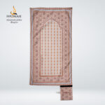 ALAS SEJADAH TRAVEL AYRIS - PEACH [ANTI SLIP] ROLLED/HANDHELD